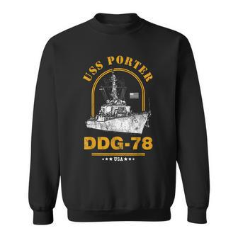 Ddg78 Uss Porter Sweatshirt | Mazezy