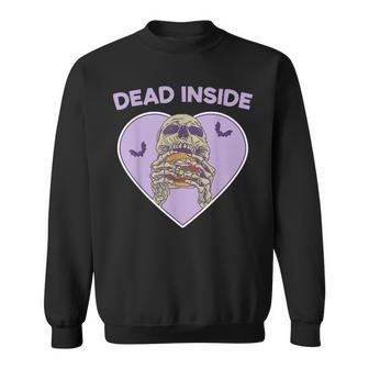 Dead Inside Skeleton Yami Kawaii Mental Illness Menhera Sweatshirt | Mazezy