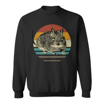 Degu Degus Nager Tier Achtziger Jahre Retro Vintage Geschenk Sweatshirt - Seseable