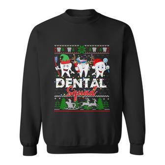 Dental Squad Teeth Santa Reindeer Ugly Christmas Sweater Great Gift Sweatshirt - Monsterry AU
