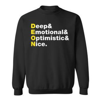 Deon Name Gift - Personalized Deon Men Women Sweatshirt Graphic Print Unisex - Thegiftio UK