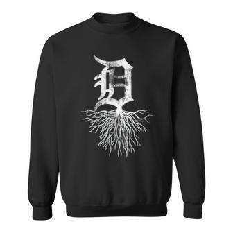 Detroit D Roots Michigan Born Rooted Sweatshirt - Thegiftio UK