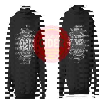 Dickens Cider - Fun Bottle Top Pun Design - Cheeky Innuendo Sweatshirt | Mazezy