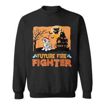 Dog Future Fire Fighter Halloween Witch Sweatshirt - Seseable