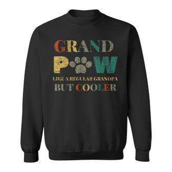 Dog Grandpa GiftGreat Grandpa Lover Of DogGrand Paw Lovers Sweatshirt | Mazezy