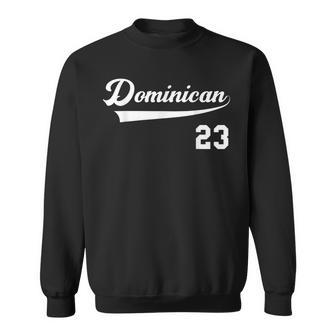 Dominicana Flag Rd Dominican Republic Baseball Jersey 23 Sweatshirt | Mazezy