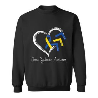 Down Syndrome Awareness Month Costume Ribbon Sweatshirt - Monsterry DE