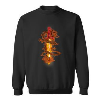 Dragon Swords Fire - Mysterious Sweatshirt - Seseable