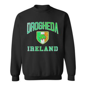 Drogheda Ireland Distressed Irish Pride Blac Men Women Sweatshirt Graphic Print Unisex - Thegiftio UK