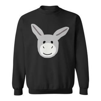 Drolliger Esel Langarm Sweatshirt für Esel-Liebhaber, Herren Damen Kinder - Seseable