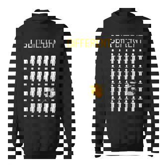 Drums Drummer Funny Be Different Drummers Musician Quote Men Women Sweatshirt Graphic Print Unisex - Thegiftio