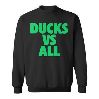 Ducks Vs All Sweatshirt | Mazezy