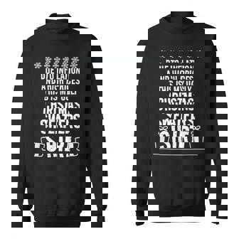 Due To Inflation Ugly Christmas Sweater Funny Ugly Christmas Men Women Sweatshirt Graphic Print Unisex - Thegiftio