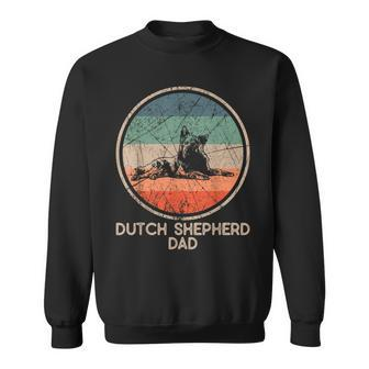 Dutch Shepherd Dog - Vintage Dutch Shepherd Dad Sweatshirt - Seseable
