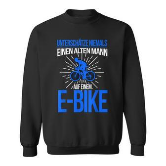 E-Bike Herren Spruch Elektrofahrrad Mann Fahrrad Sweatshirt - Seseable