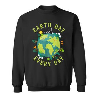 Earth Day Everyday Planet Design Earth Day 2023 Sweatshirt | Mazezy