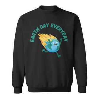 Earth Day Is Everyday - Rethink Earth Day 2023 Activism Sweatshirt | Mazezy