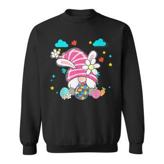 Easter Day Accept Understand Love Gnome Autism Awareness Sweatshirt - Seseable