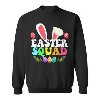 Easter Squad Family Matching Bunny Egg Hunting Ears Sweatshirt | Mazezy