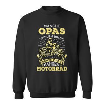 Echte Opas Fahren Motorrad Sweatshirt, Ideal für Großväter - Seseable