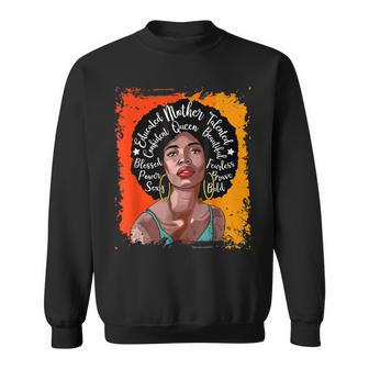 Educated Mother Talented Confident Queen Beautiful Bhm Sweatshirt - Seseable
