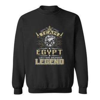 Egypt Name - Egypt Eagle Lifetime Member L Sweatshirt - Seseable