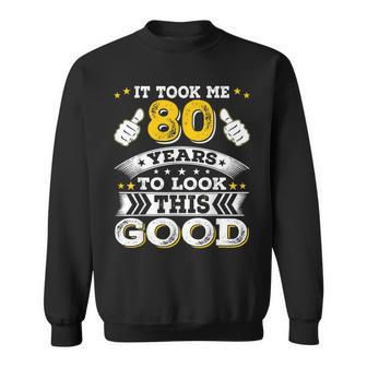 Eighty 1943 80Th 80 Years Old Birthday Idea For Dad Grandpa Sweatshirt - Thegiftio UK