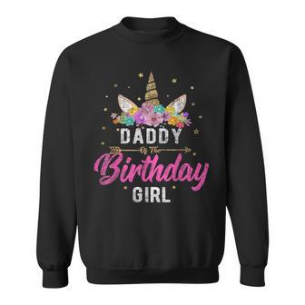 Einhorn Geburtstag Papa Des Geburtstags Mädchen Geschenk Sweatshirt - Seseable