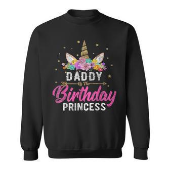 Einhorn Geburtstag Papa Des Geburtstags Mädchen Geschenk V3 Sweatshirt - Seseable