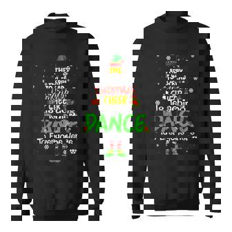 Elf Dance Teacher Best Way Christmas Cheer Is Teaching Dance V3 Men Women Sweatshirt Graphic Print Unisex - Thegiftio