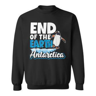 End Of The Earth Ice Expedition Adventure Antarctica Sweatshirt | Mazezy