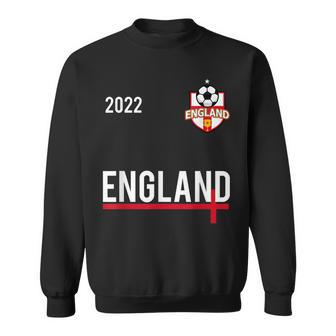 England Flag Soccer Jersey Ball English Football Men Women Sweatshirt Graphic Print Unisex - Seseable