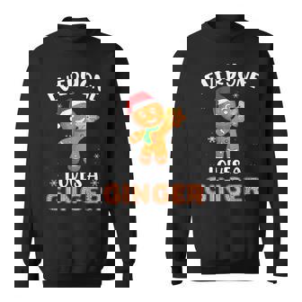 Everyone Loves A Ginger Fun Outfit For Christmas Costume Men Women Sweatshirt Graphic Print Unisex - Thegiftio