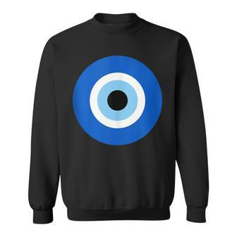 Evil Eye Hamsa Greek Good Luck Protection Design Sweatshirt - Thegiftio UK