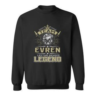 Evren Name - Evren Eagle Lifetime Member L Sweatshirt - Seseable