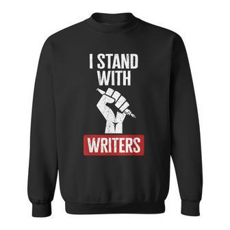 Fair Wages I Stand With Writers Guild Of America Wga Strike Sweatshirt | Mazezy