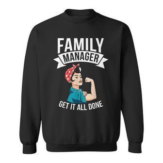 Familienmanager Bekommen Alles Hin Beste Mama Aller Zeiten Sweatshirt - Seseable