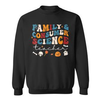 Family And Consumer Science Facs Teacher Halloween Men Women Sweatshirt Graphic Print Unisex - Thegiftio UK