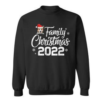 Family Christmas 2022 For Corgi Dog Lover Santa Xmas Men Women Sweatshirt Graphic Print Unisex - Seseable
