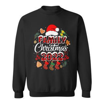 Family Christmas 2022 Matching Pajamas Squad Santa Elf Funny V16 Men Women Sweatshirt Graphic Print Unisex - Thegiftio UK