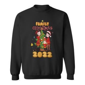 Family Christmas 2022 Matching Squad Santa Elf Funny V73 Men Women Sweatshirt Graphic Print Unisex - Thegiftio UK