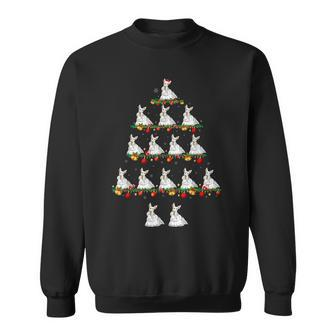 Family Pajama Sets Christmas Scottish Terrier Dog Xmas Tree Men Women Sweatshirt Graphic Print Unisex - Seseable