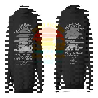 Family Vacation 2022 Vintage Retro Florida Siesta Key Beach Men Women Sweatshirt Graphic Print Unisex - Thegiftio