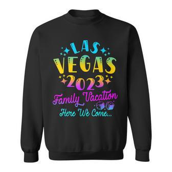 Family Vacation Las Vegas 2023 Matching Family Trip Group Sweatshirt | Mazezy
