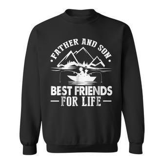 Father And Son Best Friends For Life Dad Fishing Sweatshirt | Mazezy
