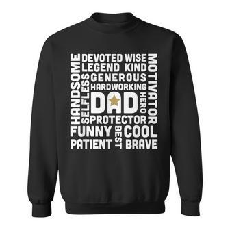 Fathers Day For Dads Worlds Greatest Dad Proud Father Sweatshirt | Mazezy