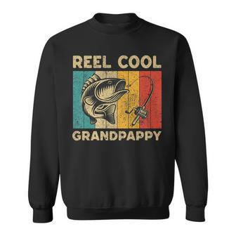 Fathers Day Present Funny Fishing Reel Cool Grandpappy Sweatshirt - Thegiftio UK