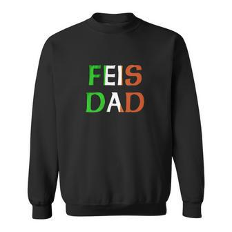Feis Dad Irish Flag Men Women Sweatshirt Graphic Print Unisex - Thegiftio UK