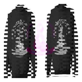Fibromyalgia Awareness Ribbon Boxing Gloves Fibro Fighter Sweatshirt | Mazezy