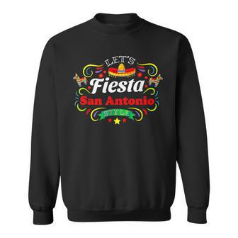 Fiesta Drinking Party San Antonio Cinco De Mayo Sweatshirt | Mazezy